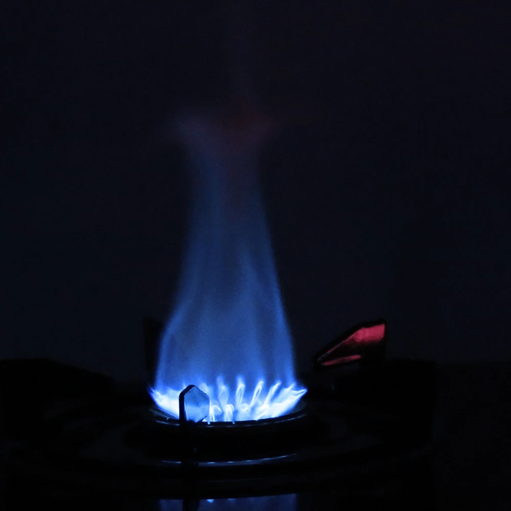 Tempered Glass Family Gas Cooker Brass  2 Range Gas Stove