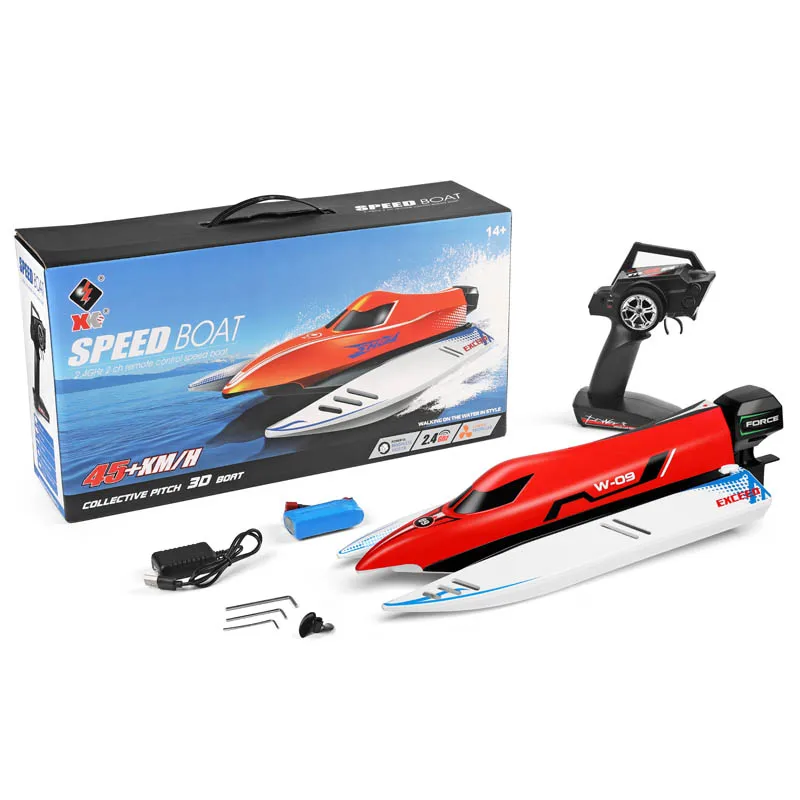 WL915-A  2.4G 45KM/H Electric Racing Boat Brushless Steering Gear Racing Boat