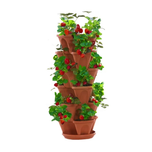 Hydroponic plant pots growing system vertical garden