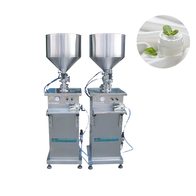Semi -auto Cream Filling Machine For Bottle Filling   316L Stainless Steel