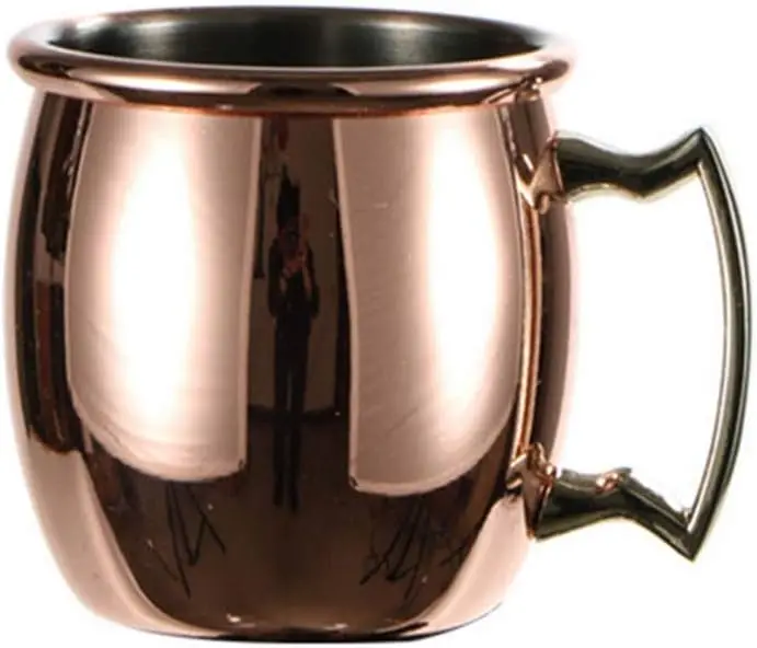 Set Of 2 Cups Stainless Steel Beer Wine Water Milk Coffee 60ml Moscow Mule Mug for Cocktail Drinking