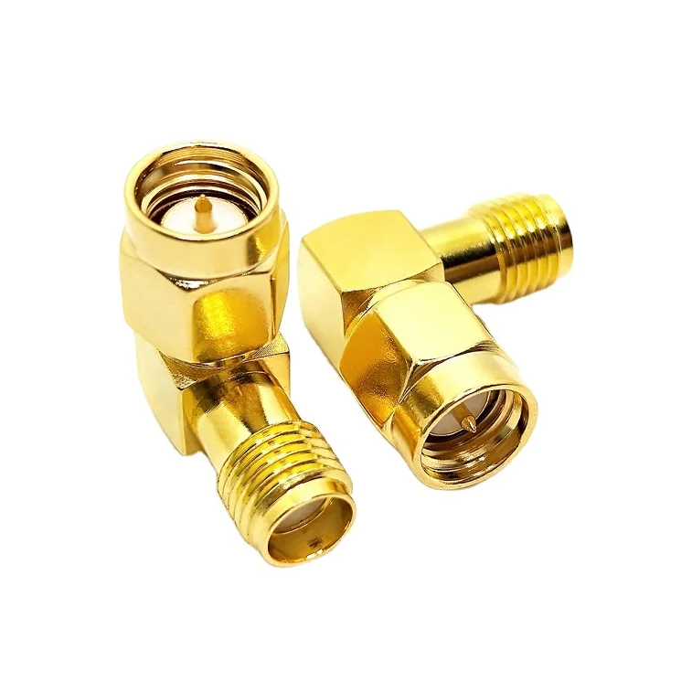 Elbow RF Converter SMA Type Male To Female Right Angle RF adapter Plug To Jack RF adaptor Connector