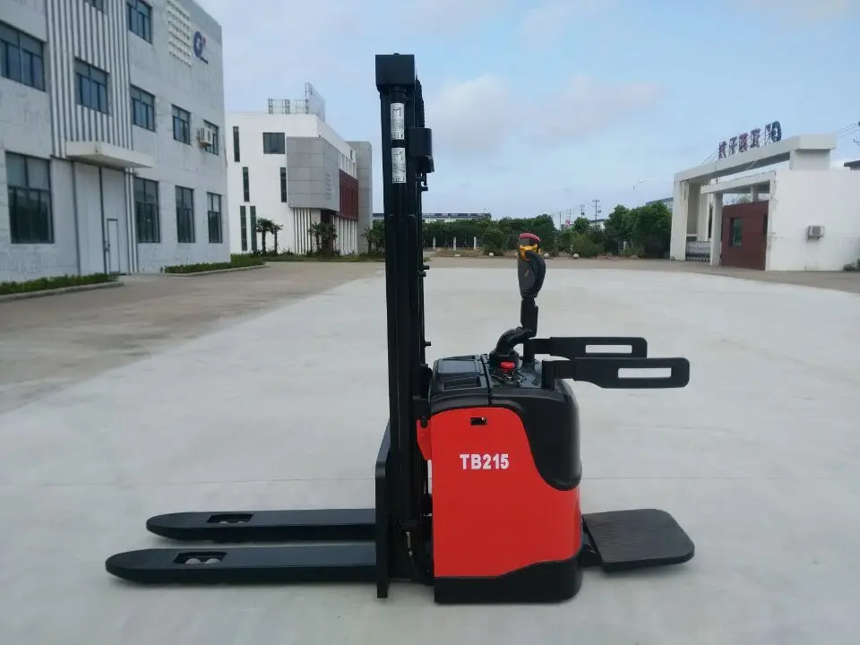 Lifting Stacker 0.5 Ton 1 Ton 500 Kg 1000 Kg Semi Full Electric Self Loading Forklift With Single Mast