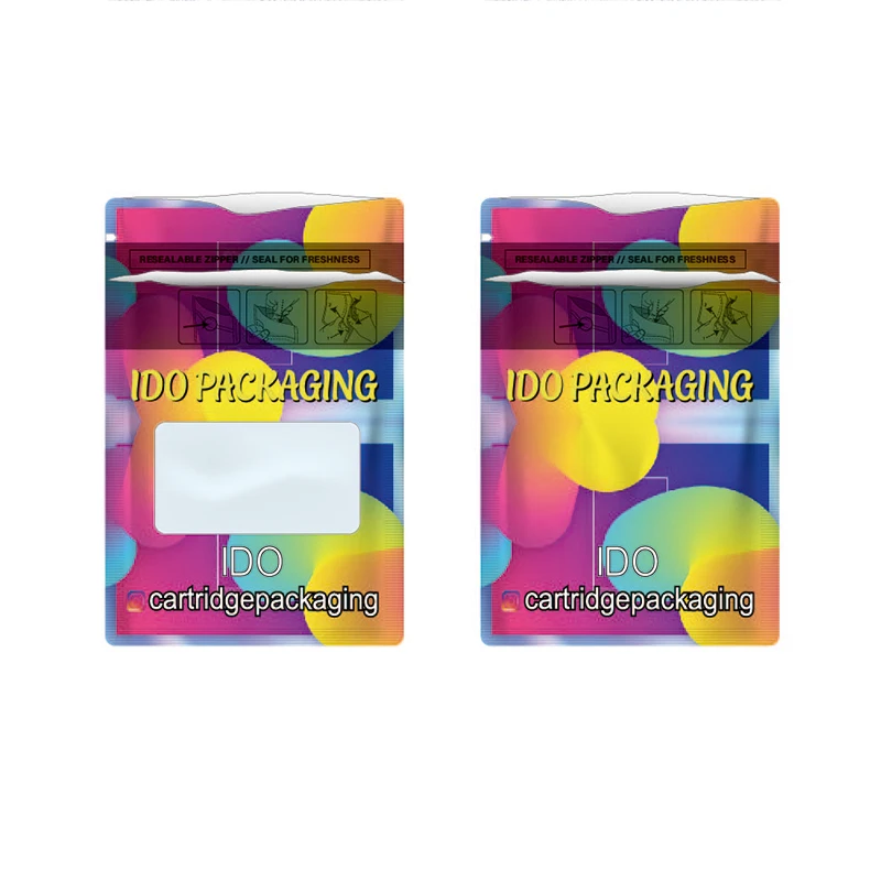 3D 3.5 Mylar Bag Candy Ziplock Smell Proof Waterproof Bag Special Shaped Packaging Self-sealing Herb Storage Resealable Bag