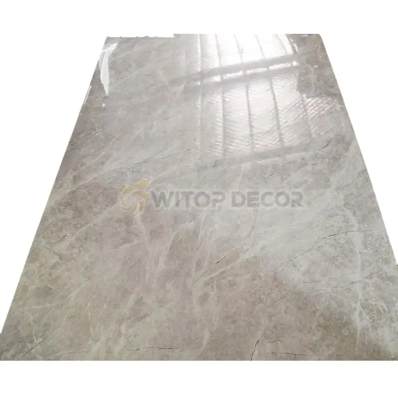 High glossy pvc glossy  marble wall sheet interior decoration
