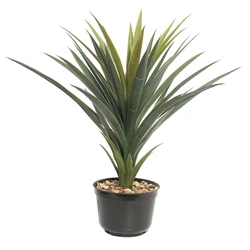 Anti-UV artificial plastic sisal hemp agave plants for home decoration