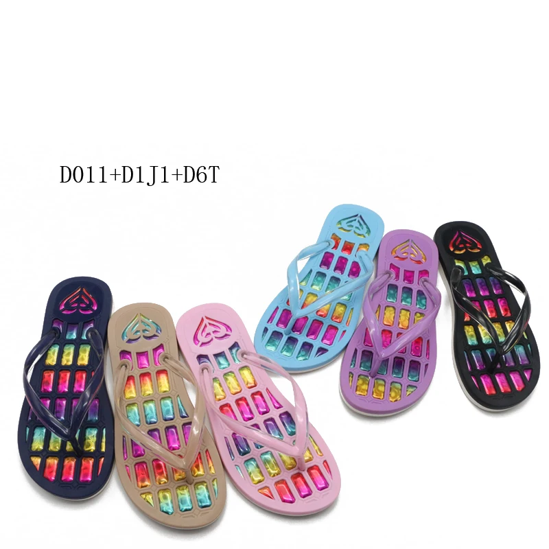 Ladies Sandales pour femmes Flip Flops Sleepers Chappals for Women Flip-Flops Slippers