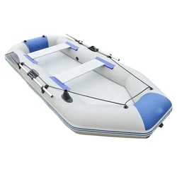 inflatable rubber fishing boat rowing boat with aluminum floor