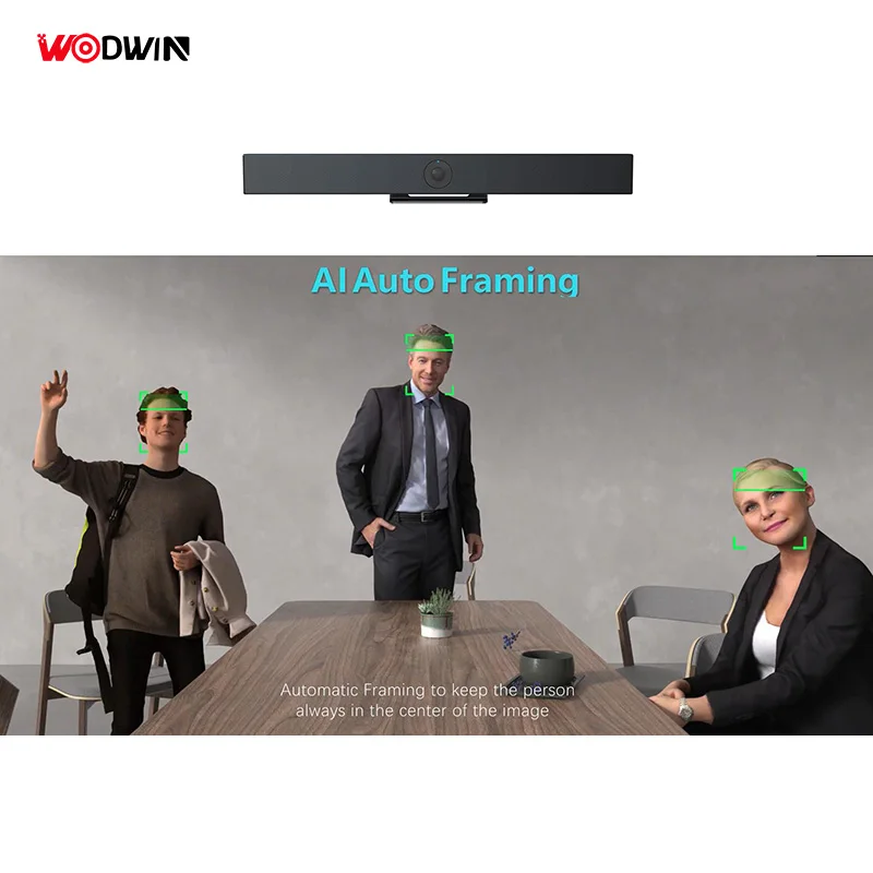 WODWIN Новая 4K универсальная веб-камера Ultra HD Eptz видеосаундбар видеокамера для видеоконференции