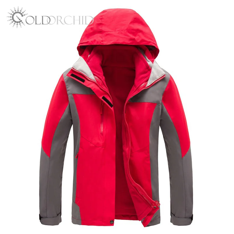 High quality multi-color plus size waterproof 2 pieces set womens jackets