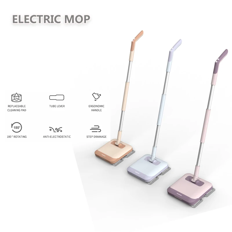 280ML Water Tank Wireless Mops Cordless Rechargeable Electric Floor Mop Professional