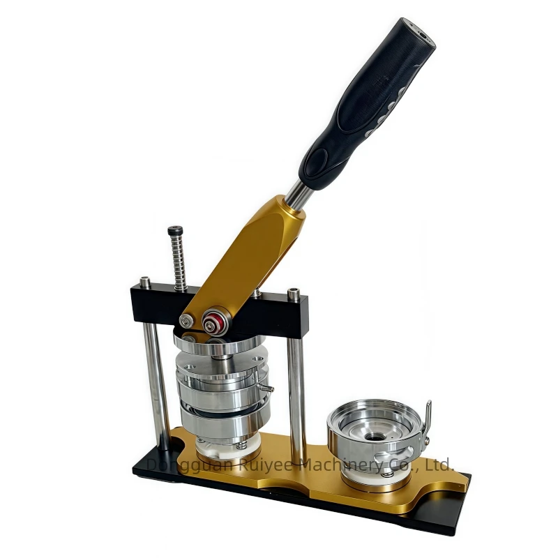 50mm 58mm Manual Round Pin Badge Maker Machine Button Badge Machine with Metal Back Button Material 100 Sets