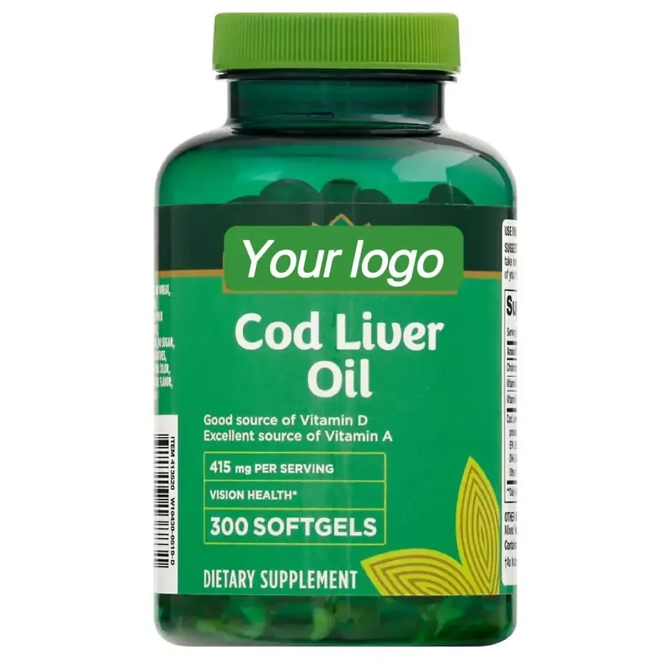 Premium OEM Cod Liver Oil Softgels - Rich Source of Essential Nutrients for Overall Health