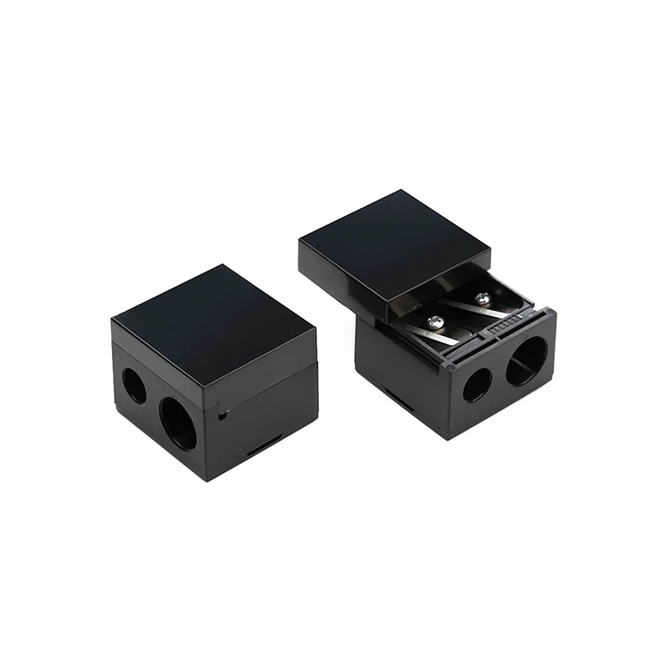 China Professional Manufacturer Supply private label lip liner cosmetic 2 Hole Pencil Sharpener