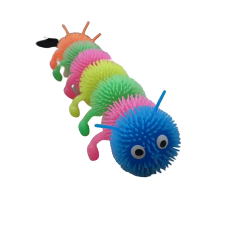 Factory whoelsale custom spiky worm puffer ball