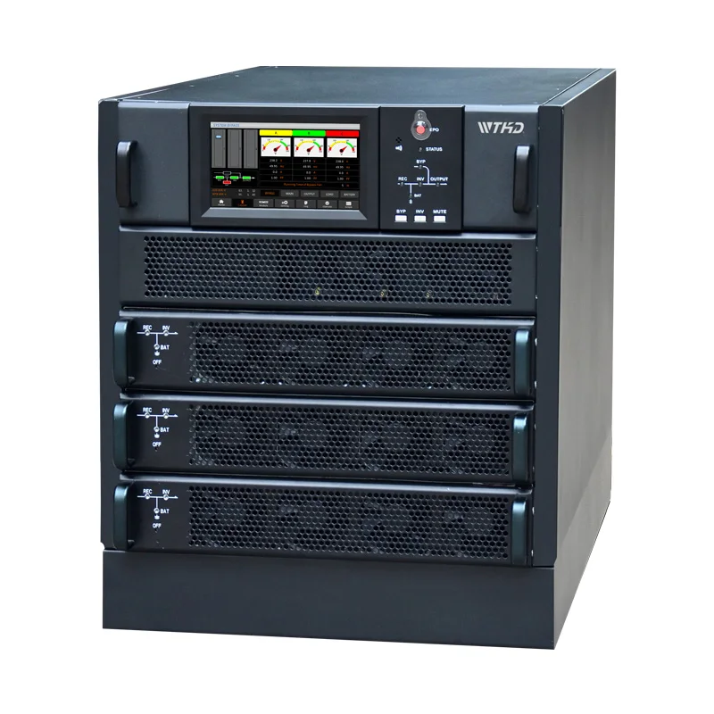 Hot Selling Rack Mount UPS Industrial Modular China  Voltage Stabilization UPS Online UPS Battery Backup