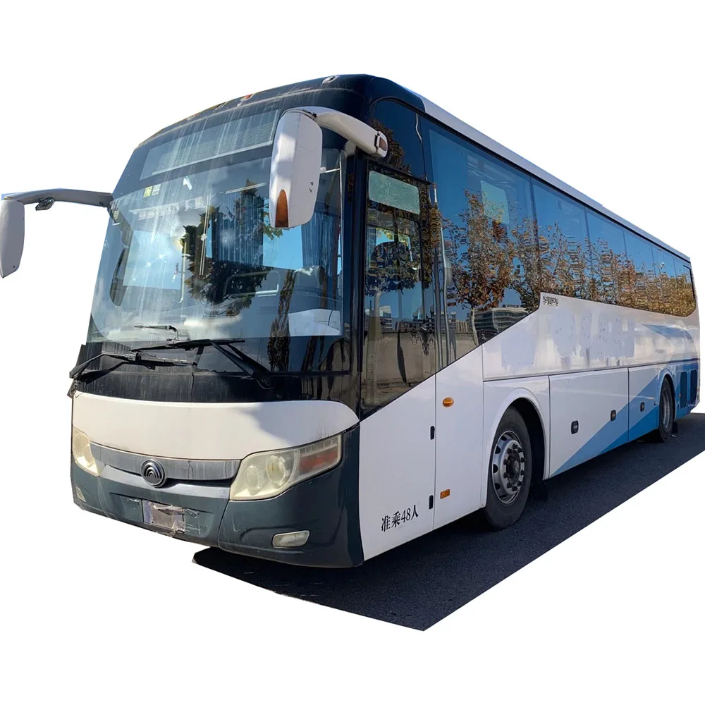 Подержанный автобус Yu - tong ZK6117 дизель 48 мест для продажи Yuchai двигатель LHD водитель рулевой yutong place f12 plus