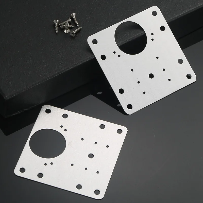 Stainless Steel Repair Piece Cabinet Door Wardrobe Hinge Repair Artifact Installation Pad Hinge Repair Fixing Plate