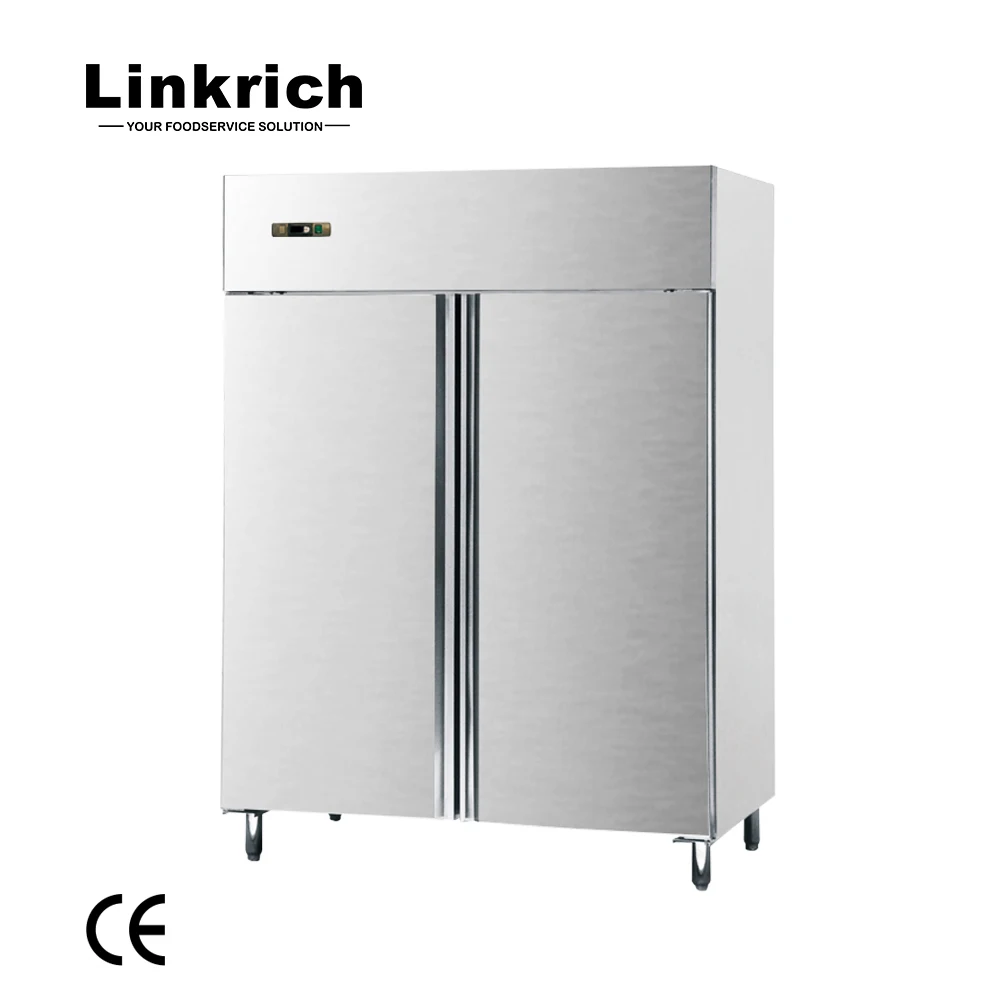 Многодверный вертикальный коммерческий большой емкости из нержавеющей стали Gastronorm морозильная камера