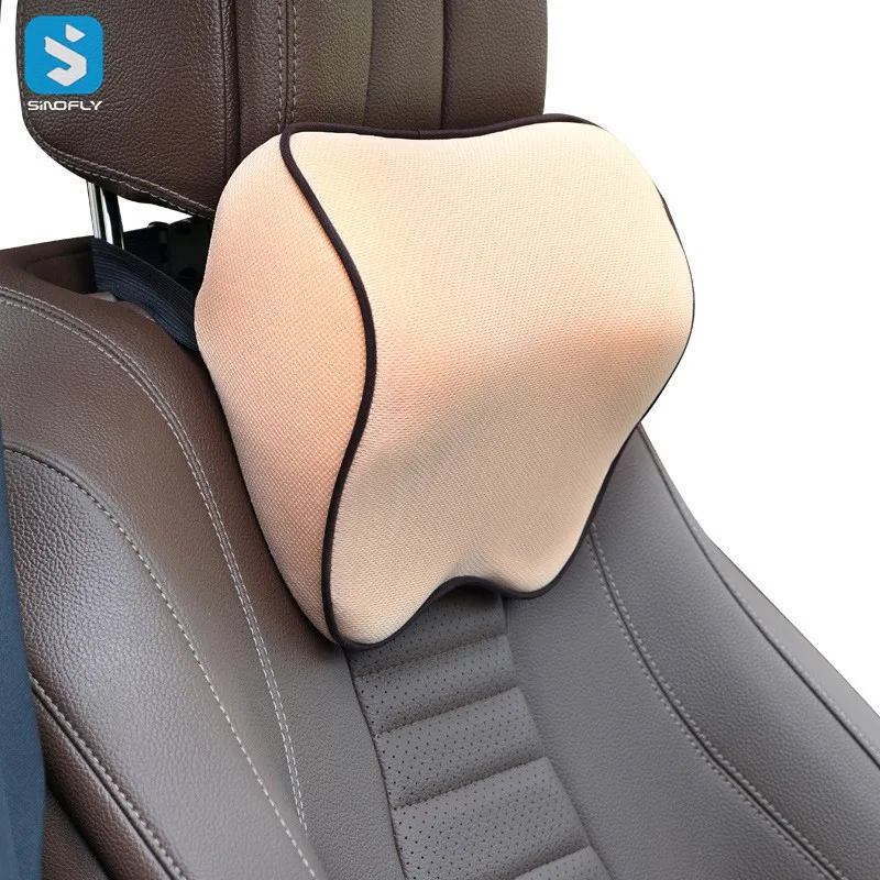 Memory Car Neck Pillow Polyester Car Headrest Pillow Waist Rest Pillow Seat Back Rest Lumbar Cushion For Car Accessories