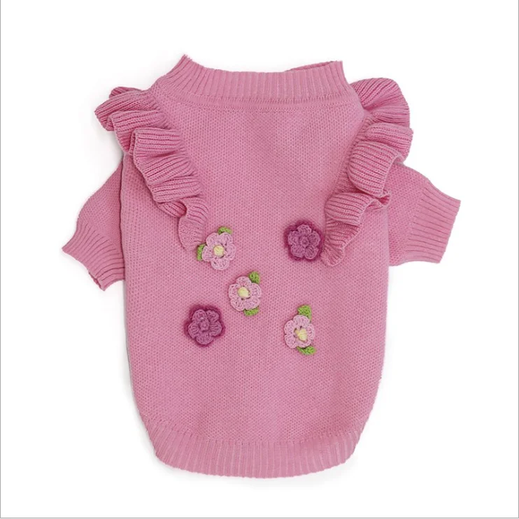 Pet Clothing Dog Clothes Lovely Sweater Warm Autumn Winter Clothes for Pets