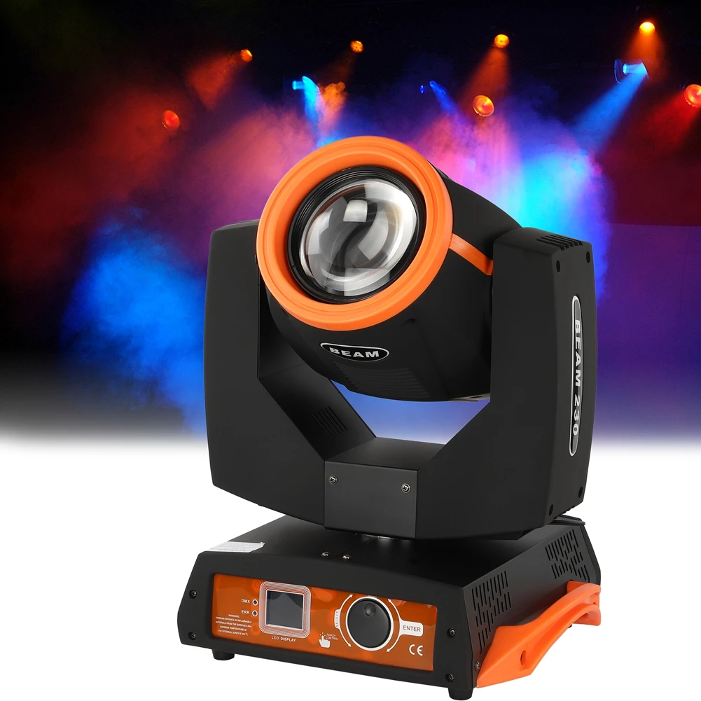 U`King Beam Pattern 8 Prisms Shaking Head Stage Effect Lighting 16CH DMX512 Sound Activated Control Led Dj