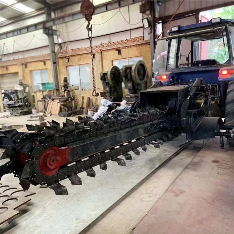 Trencher Chain Trencher Machine High Quality Mini Ditcher  For Sale