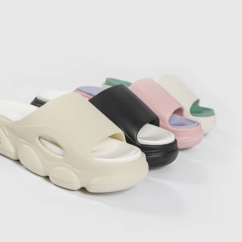 Custom designer Printed Slides Slippers Customized EVA soft embossed Beach men slippers for Men for Women