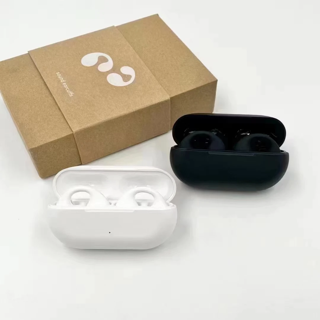 2022 newest Ear clip-on earless wireless  headphones Air bone conduction true wireless sports headphones