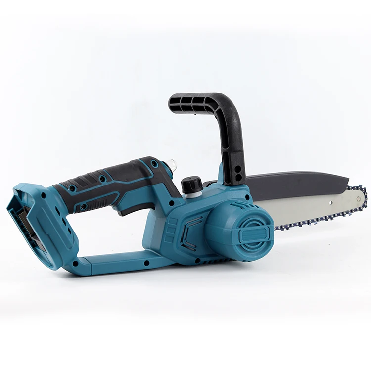 KM Handheld Lithium Battery Chainsaw Garden Tools 12 inch Wood Cutting Machine Chainsaw