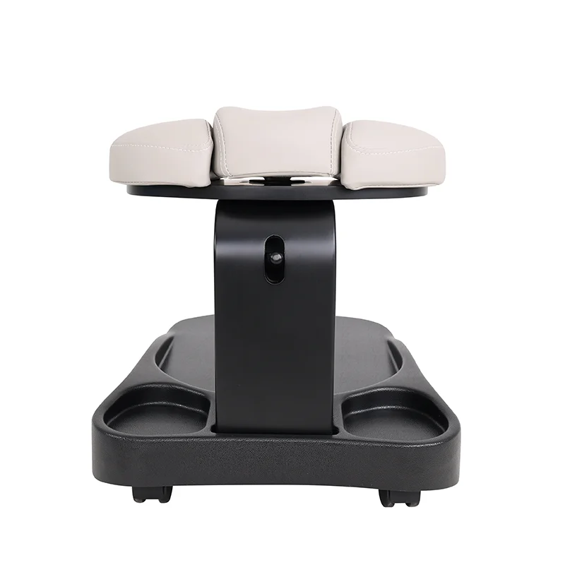 Pedicure Equipment Trolly for Foot Massage Basin Wood Beauty Spa Salon Cart Height Adjustable