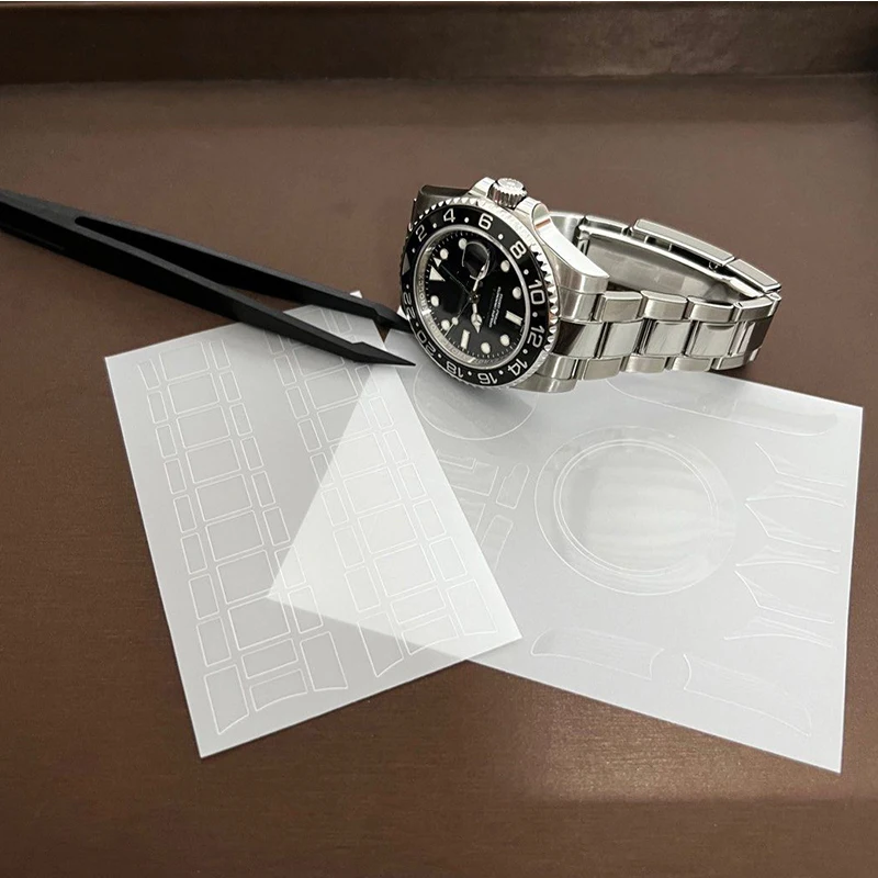 Custom Ultra-clear transparent Full watch coverage Protection kit Sticker for brand timepiecell film