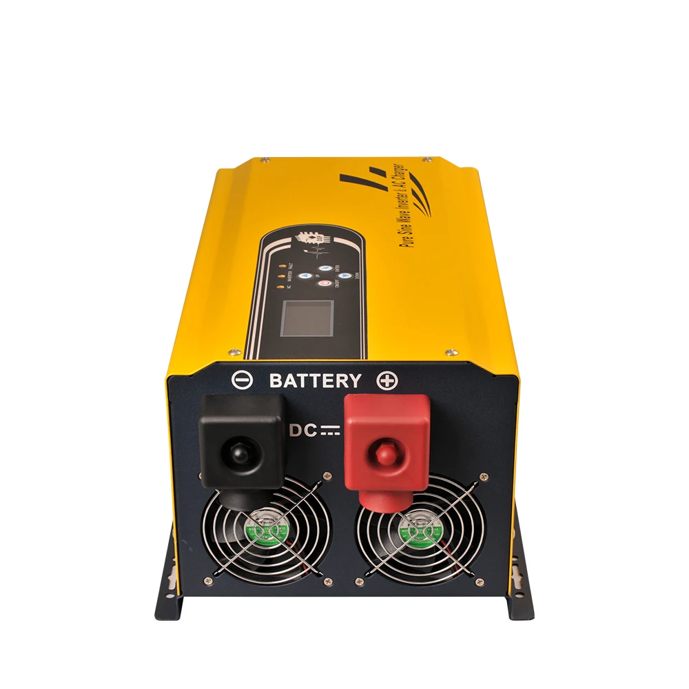7000W Off Grid Inverter DC 48V 96V to AC110V/220V, 100% Pure Sine Wave Output Solar Wind Power Inverter 7KW
