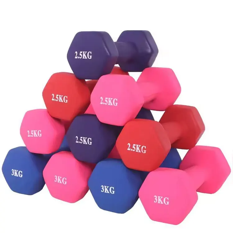 Basics easy grip workout dumbbell neoprene coated d ring neoprene dumbbell neoprene dumbbell set