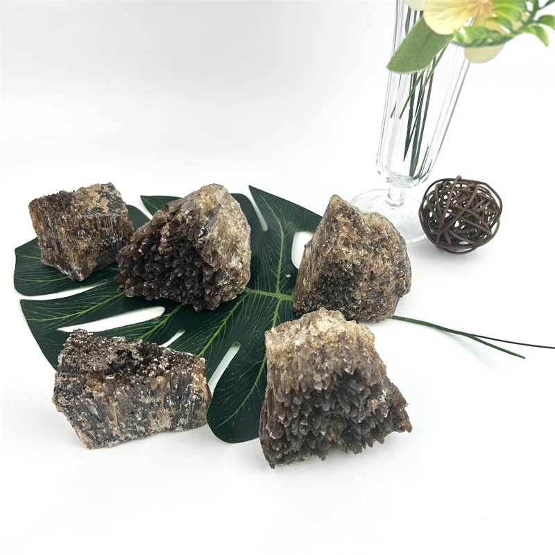 Лидер продаж Высококачественный Натуральный Янтарный кальцит необработанный камень кристалл для продажи