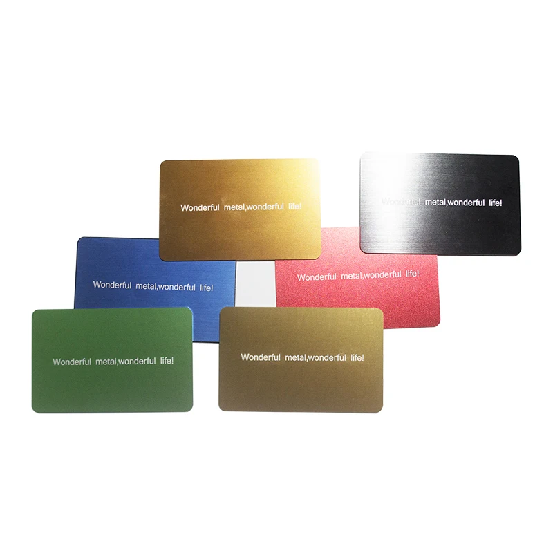 Customized Engraved Stainless Steel business card Laser Cut Metal mirror silver Metal Visiting Business Cards luxury