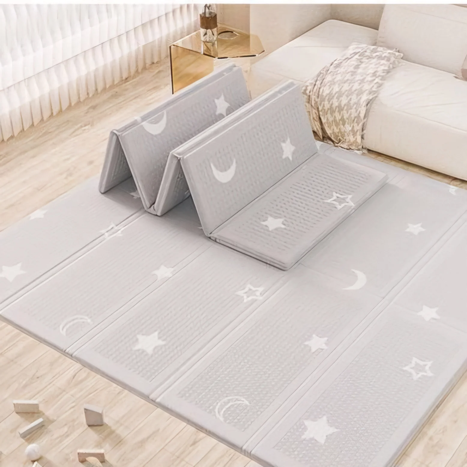 2024 Hot Selling Baby Activity Foldable Waterproof Floor XPE Foam Folding Play Mat Play Mats for Baby Child