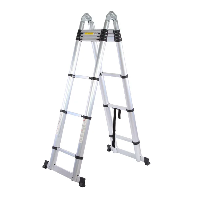 Deliladder Multi-purpose Telescopic Folding Ladder 3.8m EN131