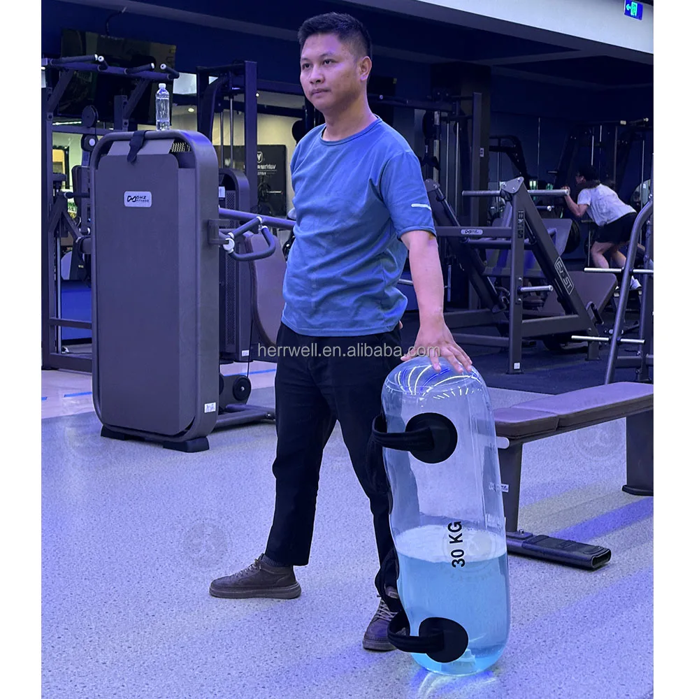 Gym Sports Inflatable Fitness Aqua Water Power Bags Portable Body Weightlifting Water Bag