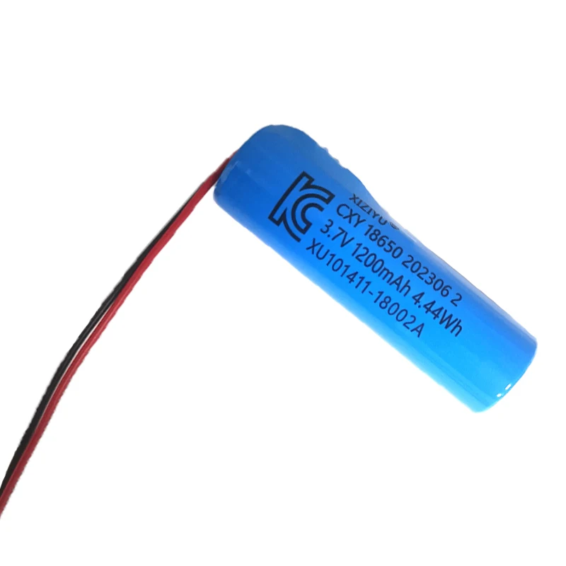 KC certification high Quality Rechargeable 18650 1200mAh 4.44Wh Lithium Ion battery