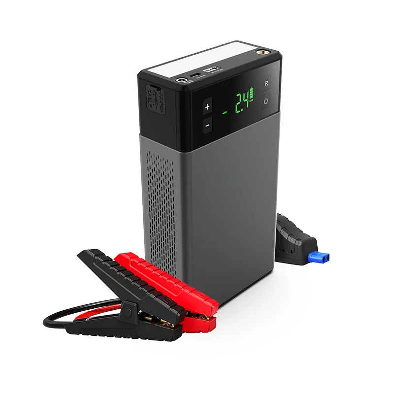 Car Battery Booster Portable Jump Power Bank Diesel 12v Types 12v Jump Start with Air Pump 3-3.5 Hours CN;GUA