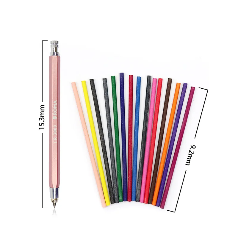 DEDEDEPRAISE TR3000 3mm 15 colours mechanical color pencil lead refill