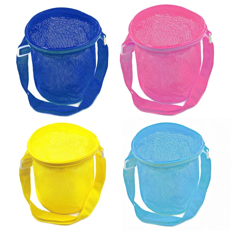 Outdoor Beach Toy Storage Bag For Children Round Butterfly Dragonfly Collection Bag A Net Bag For Lobster In Summer