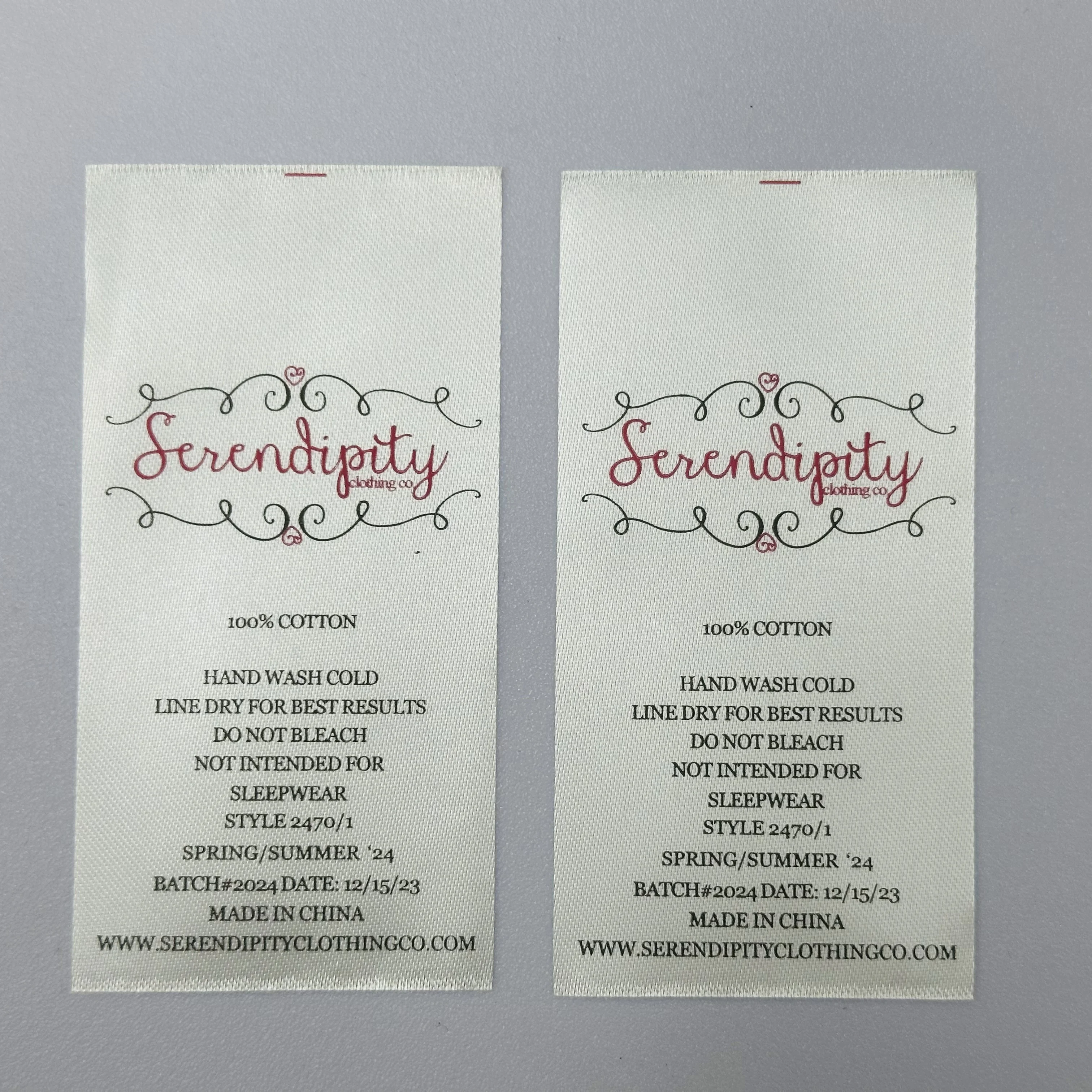 High-Density Customized Private Design Woven Damask Logo Tag Wholesale Woven Label Private Labels For Clothing and Bags