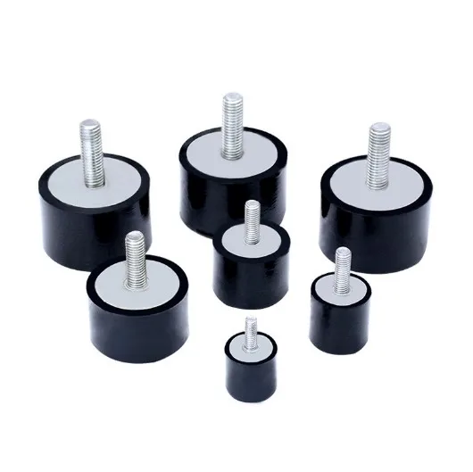 Rubber Shock Absorber Ve Type Flat Head Rubber Internal Thread Machine Shock Pad Cushion Shockproof Column Rubber Block