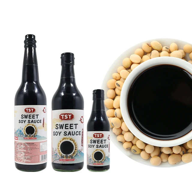 TSY Food Лидер продаж супермаркет оптом соевый соус OEM сладкий быстрого приготовления японский для суши