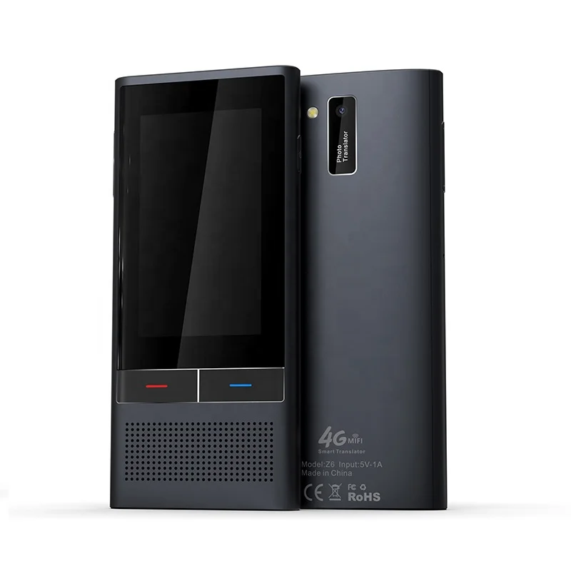 19 Offline Translation Languages 3.0 Inch Touch Screen Smart Voice Translator Z6 4G