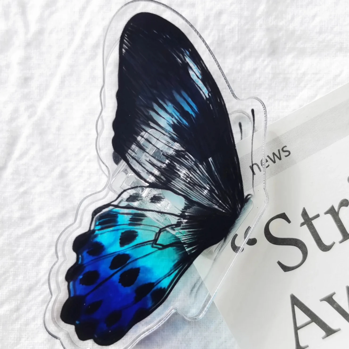 Wholesale High Quality Clear Cute Design Genshin Impact Acrylic Clips Custom Acrylic Paper Clips for Gift