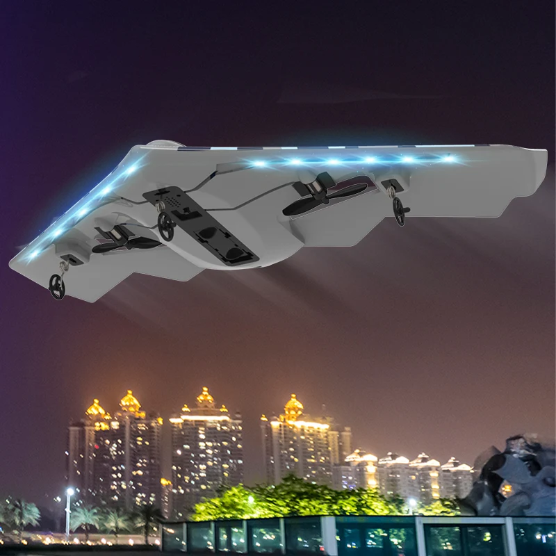 Toyhome Ty8 крыло 2 4 г пульт дистанционного управления новый материал Epp Высокая точность 5 канальный дизайн B2 Rc планер с прохладным ночным светом