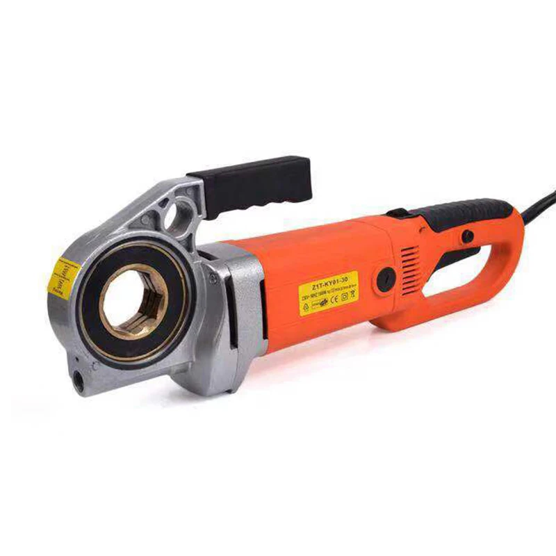 Hand-Held Electric Pipe Threading Machine Hinge Plate Steel Pipe Hinge Thread Galvanized Pipe Threading Machine